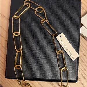 Aureus + Argent Gold-tone Brass Chain Necklace